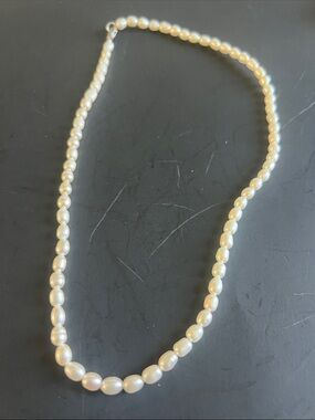 Classic White Freshwater Pearl Necklace - Women Jewelry